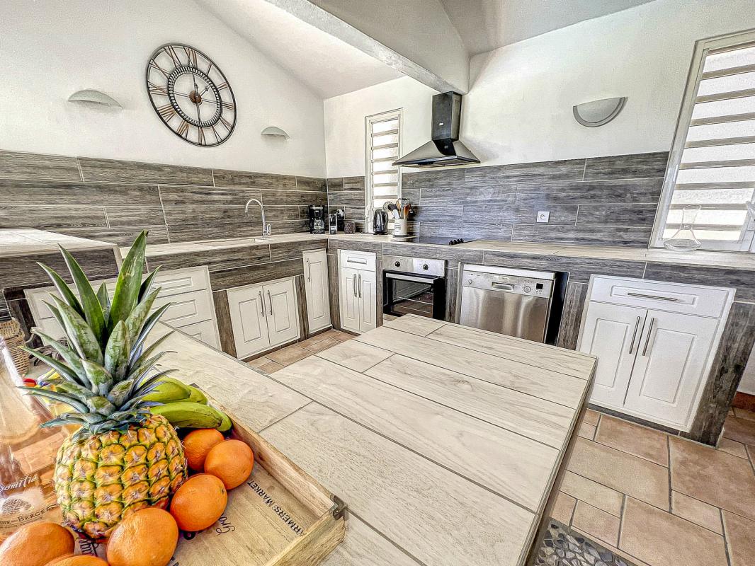 Location villa à la Baie Orientale Saint Martin_ Cuisine - 14
